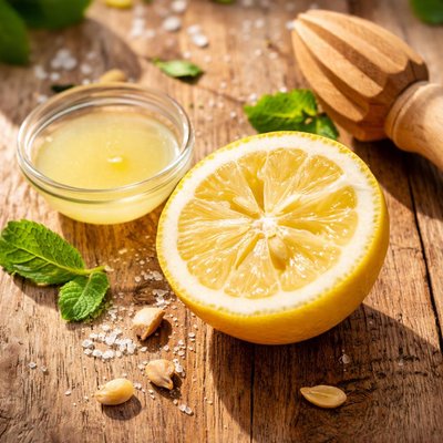 JUS D'UN DEMI CITRON
