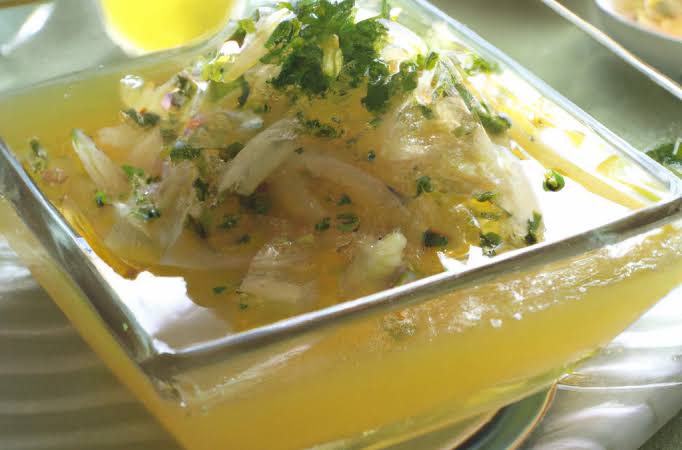 VINAIGRETTE AU GINGEMBRE ET CITRON